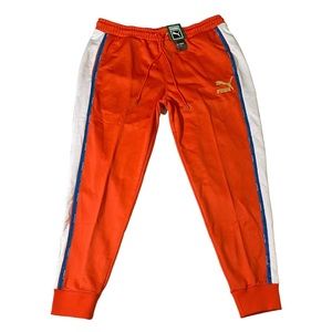 Puma 536036 26 Men's 1968 Iconic Go For Tape Firelight T7 Track Pants Size XXL.